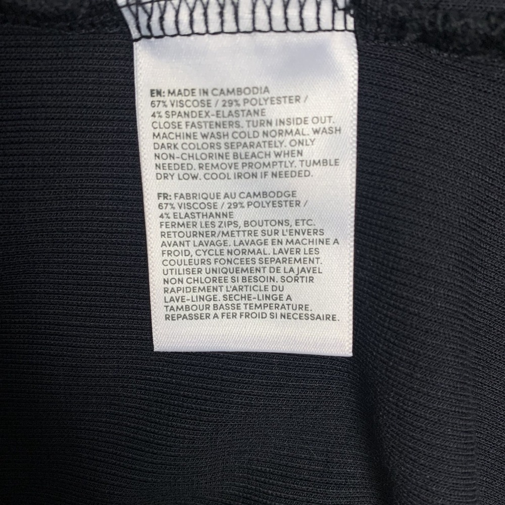 Lands’ End Sweater Vest Knit Women’s S Black Ribbed Button Down - Picture 6 of 11